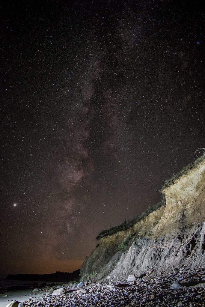 Milky Way over Montauk Headlands