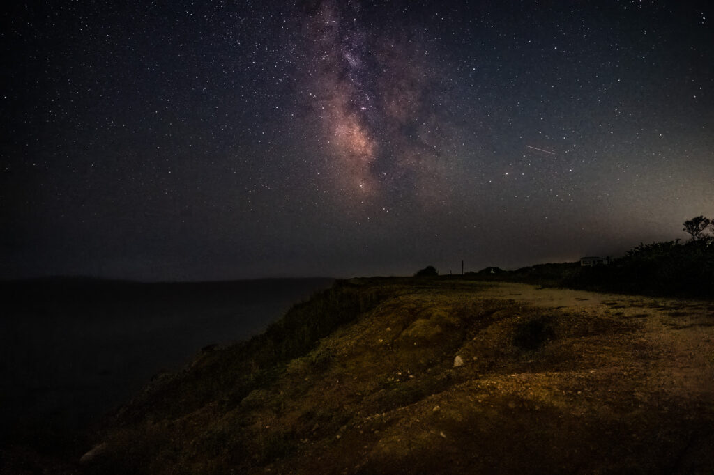 Milky Way over Montauk Bluffs