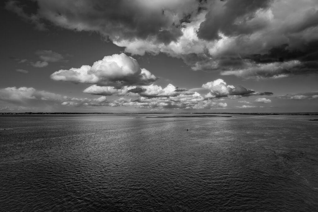 Clouds over Shinnecock East Bay