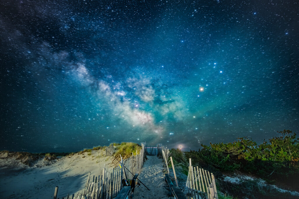 Night tides at Flying Point Beach