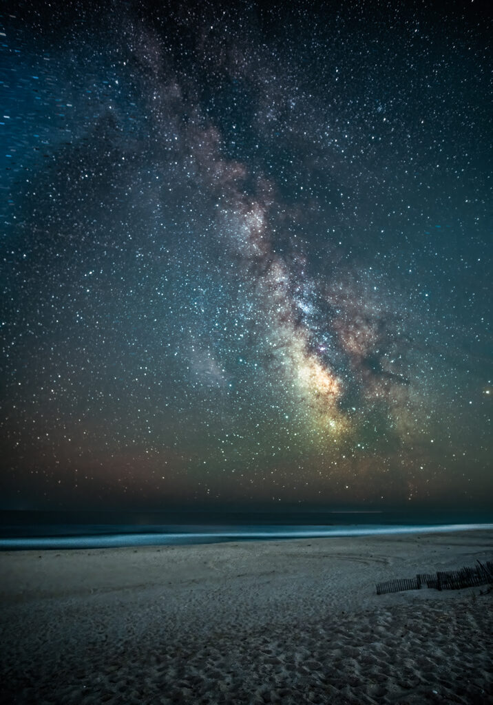 Milky way Over Flying Point Beach