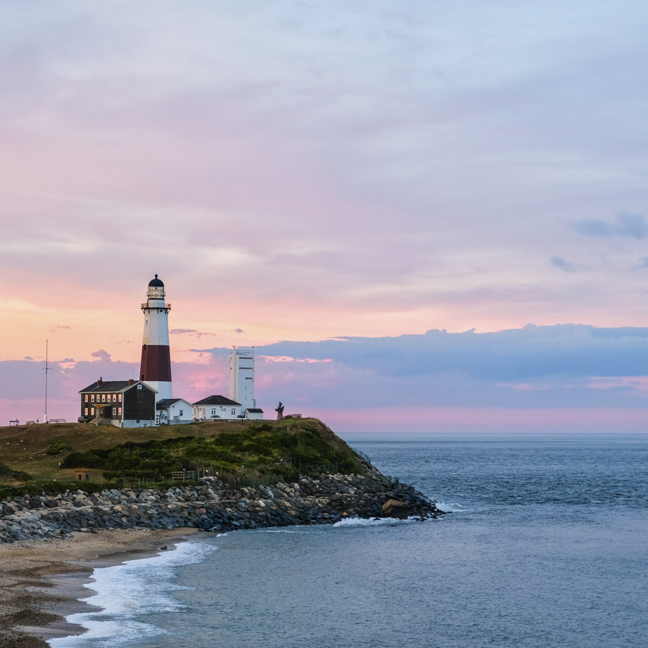 Sunset Montauk Lighthouse Lombardo Photography